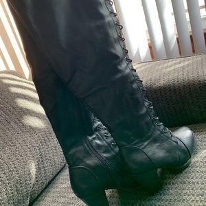 otk laceup boots